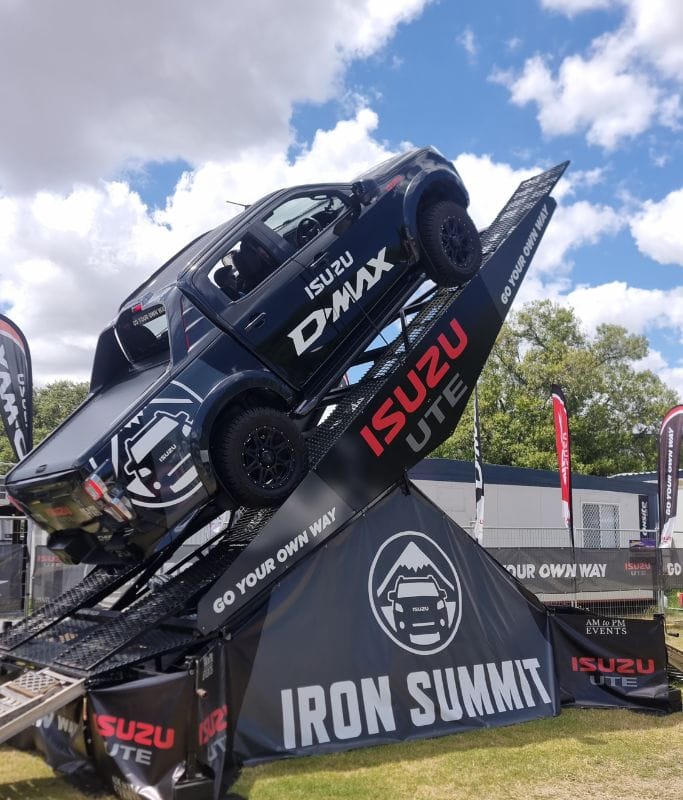 Showing the capabilities of an Isuzu D-max at the Perth 4x4 Show as the coolest roadtrip vechicle. Enhances the post by looking at what type of car to take in outback australia. this section is on tips in choosing the correct vechicle for your outback adventure