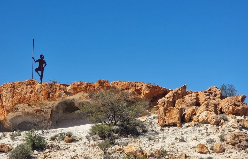 this is an essential text identifying when in the remote areas to respect indigenous culture while in outback australia. this is a free tip and encourages supporting sustainable indigenous community enterprises when on the road trip