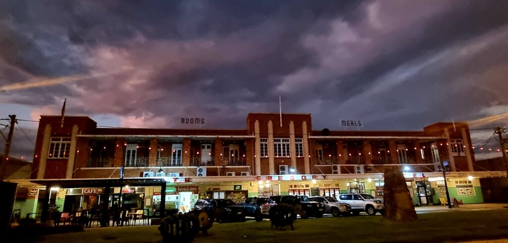 the art deco Gregory hotel in winton. a great place to stay. 