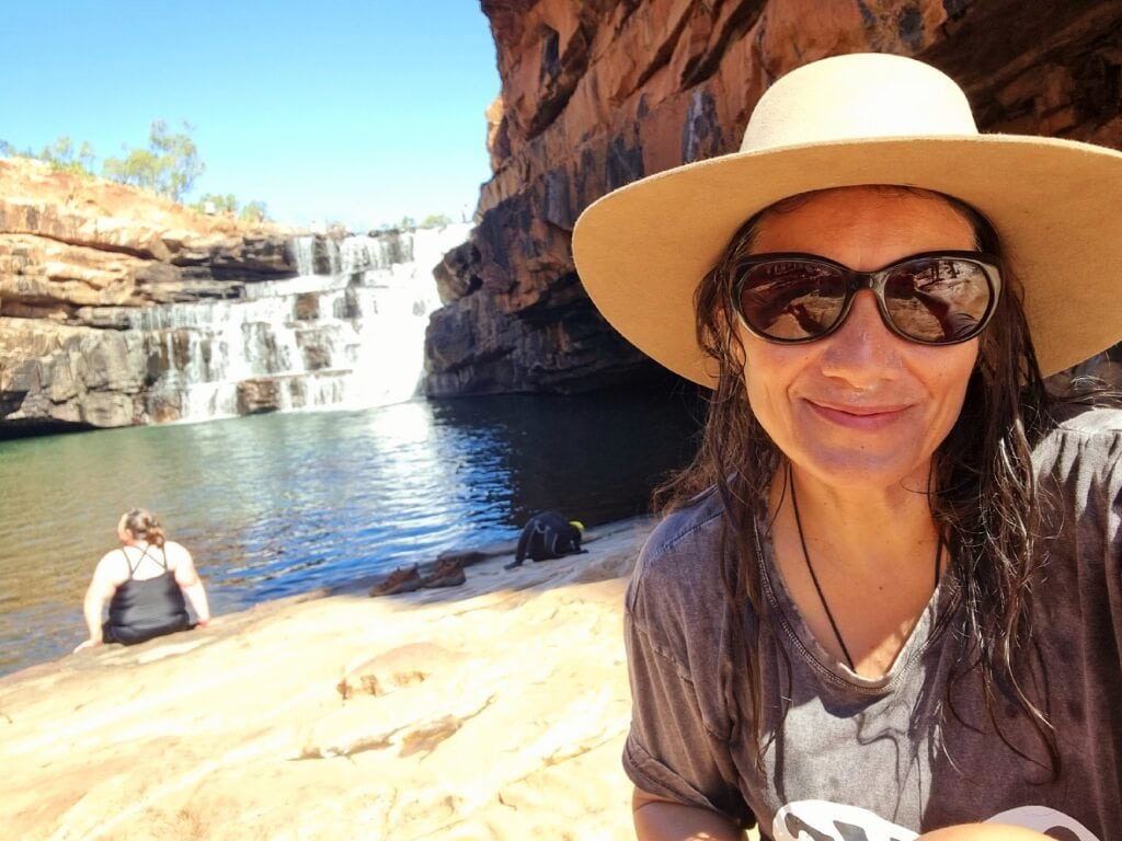 Me at Bells Gorge showing a solo women's traveller
