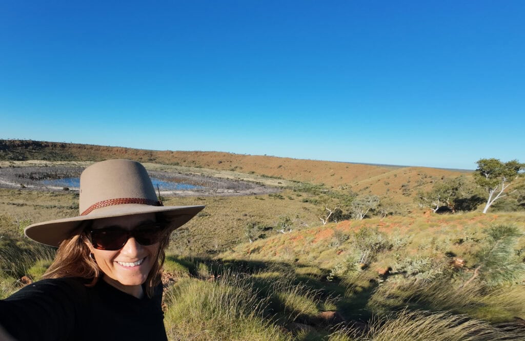 showing one of the stops between WA and the NT down the Tanami